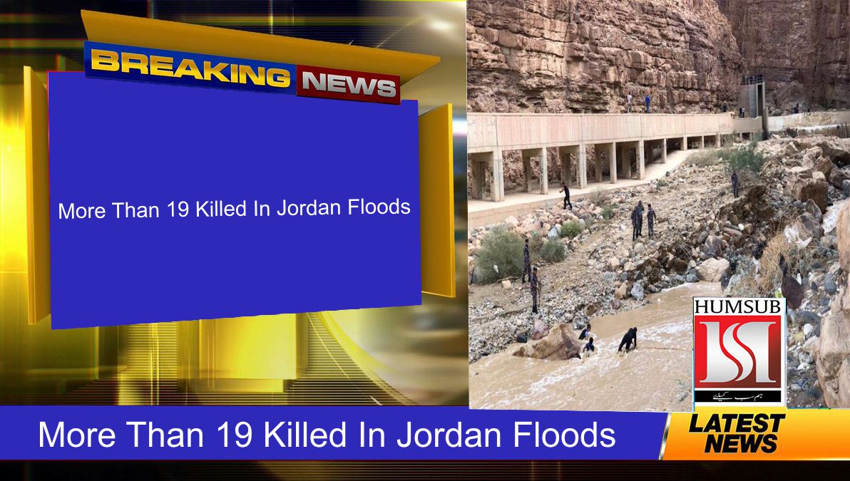 More Than 19 Killed In Jordan Floods