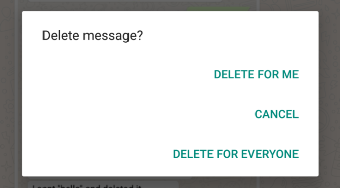 WhatsApp Has Modified Its “Delete For Everyone” Feature