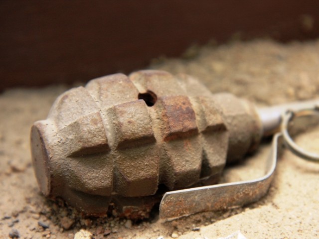 Three people were wounded in a grenade attack