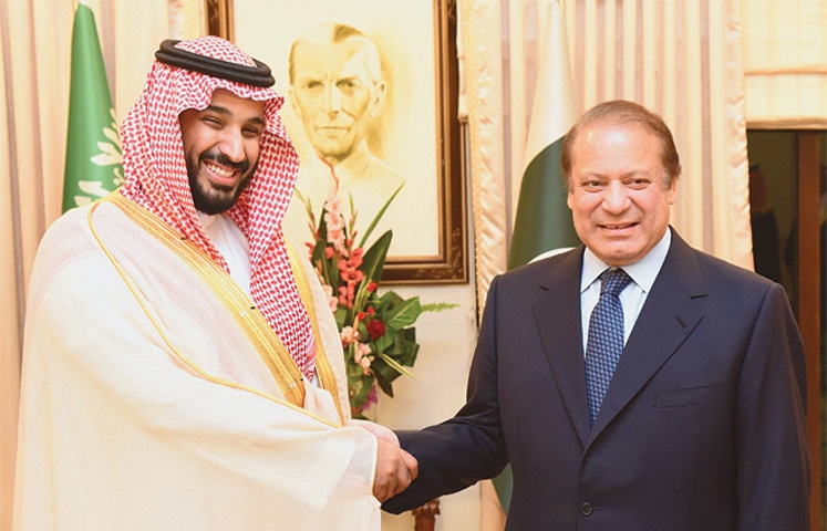 Sharif brothers meet Prince Muhammad bin Salman