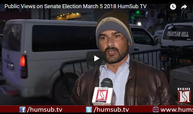 Public Views on Senate Election March 5 2018 HumSub TV