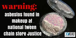 MakeUp Products Can Have Asbestos