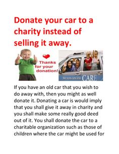 5 Benefits Of Donating A Car To A Needy