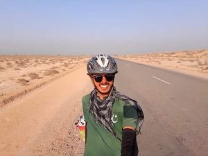 Pakistani Cyclist 186 Days Journey Completed