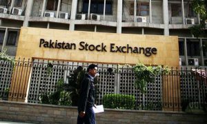 Pakistan Stocks Exchanges KSE 100 Index Is Down