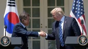 Trump Discuss N. Korea's Threat 