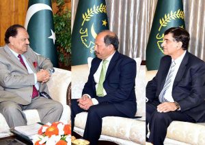 President Mamnoon Meets Pakistan Envoys To Australia And Austria 