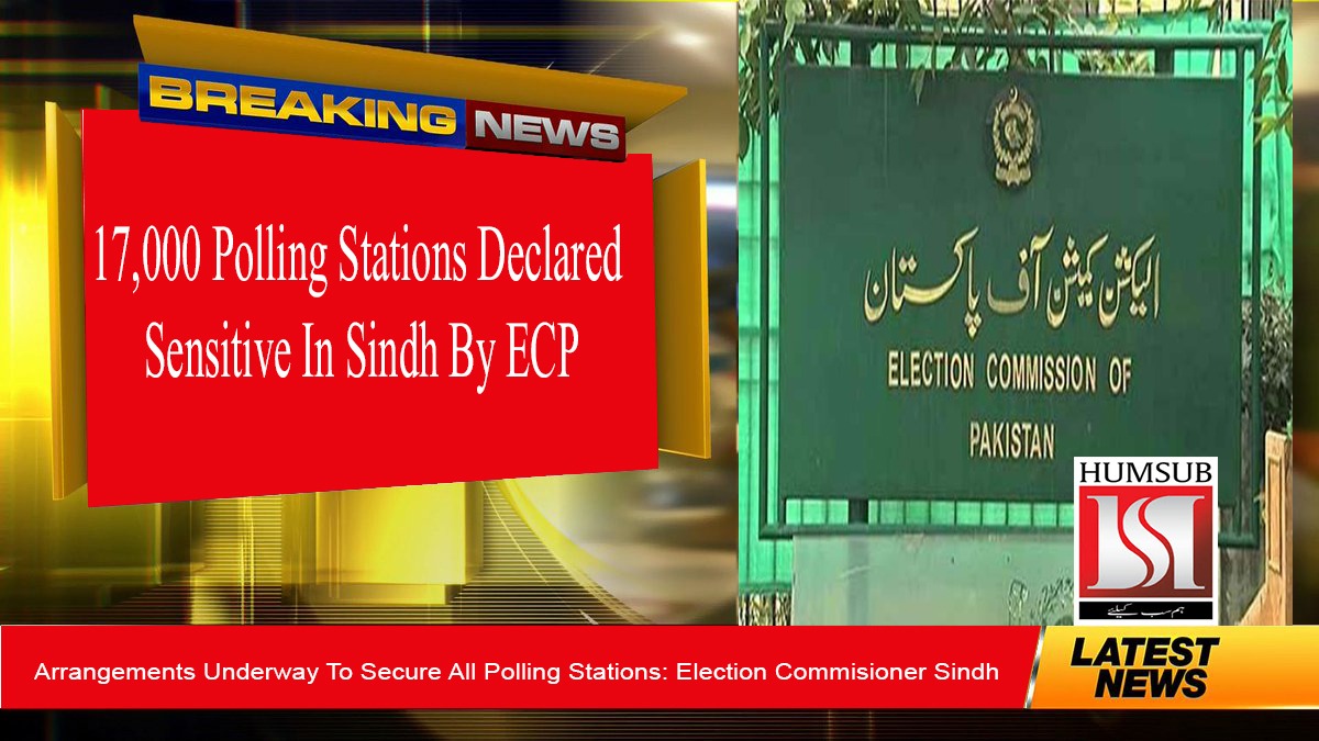 17,000 Polling Stations Declared Sensitive By ECP In Sindh
