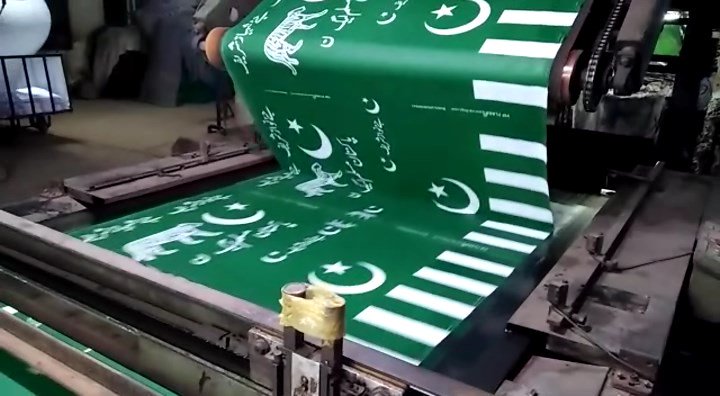 Flags Printing Business Flourishing Before Elections
