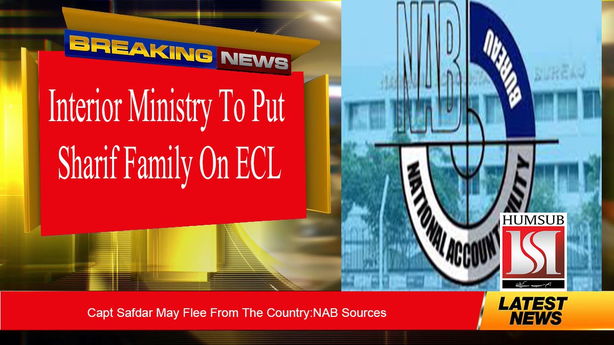 Captain Safdar May Flee From The Country: NAB Sources