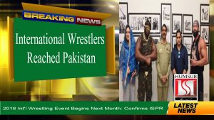 International Wrestler Reached Pakistan