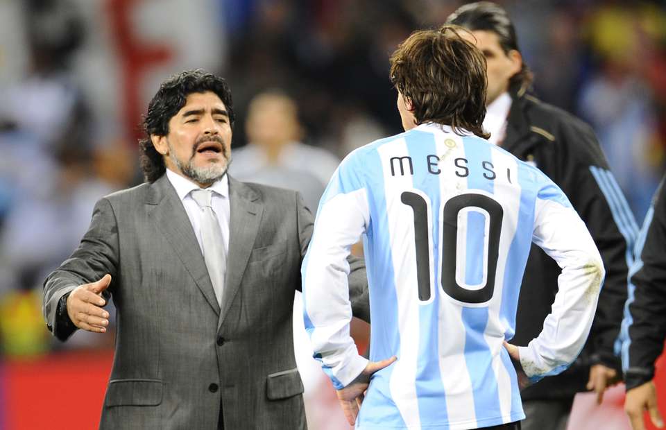Maradona Not Happy With Lionel Messi