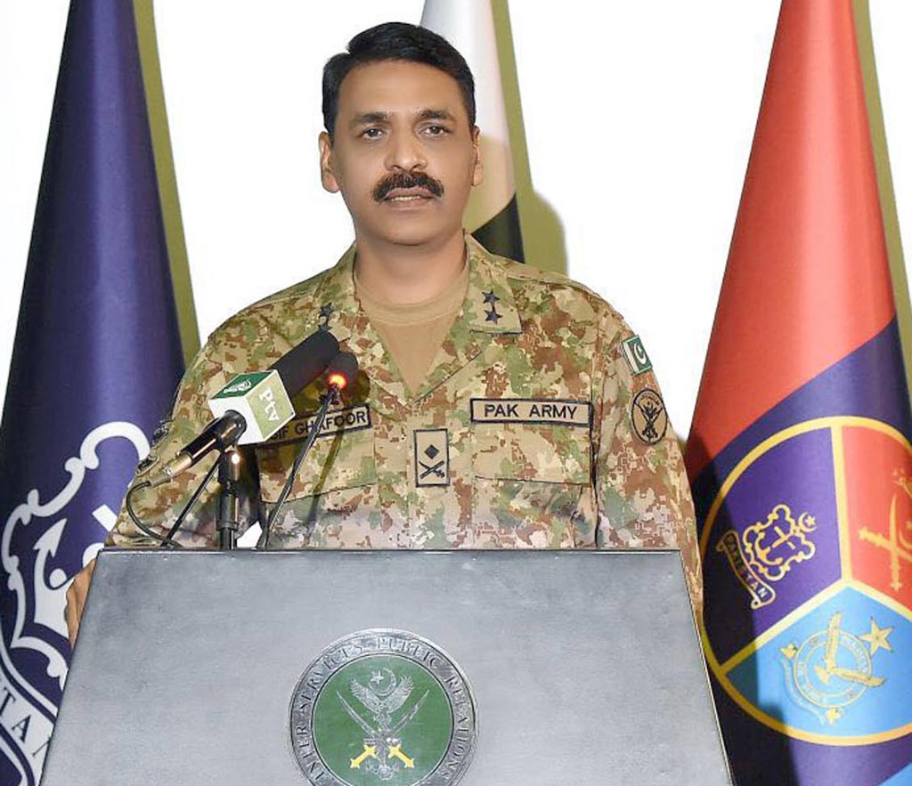 Pakistan Army Has No Role In The Ongoing Accountability Drive Says DG ISPR