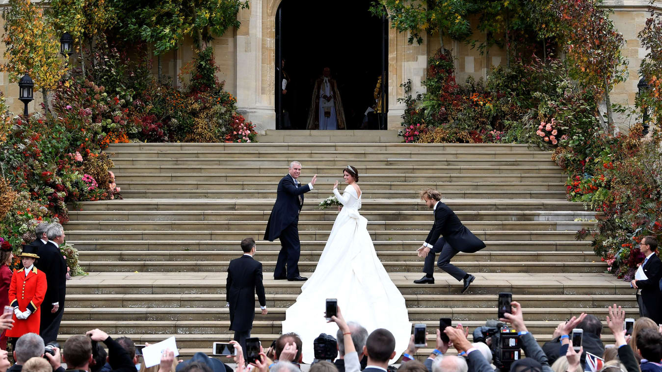 UK Princess Eugenie Weds Peter Pilotto